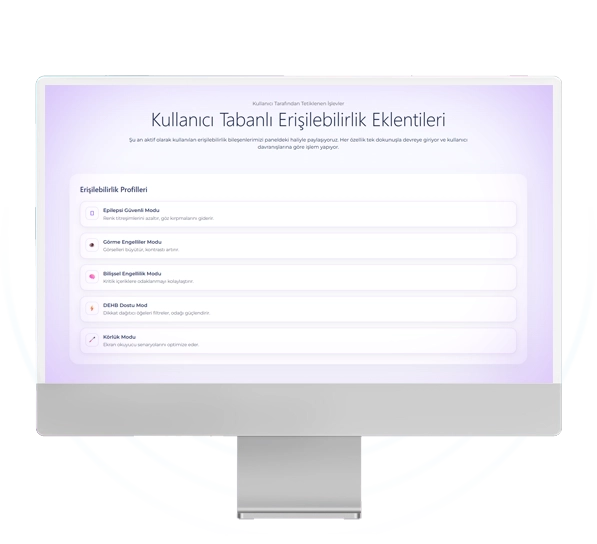 Özellik raporlama arayüzü